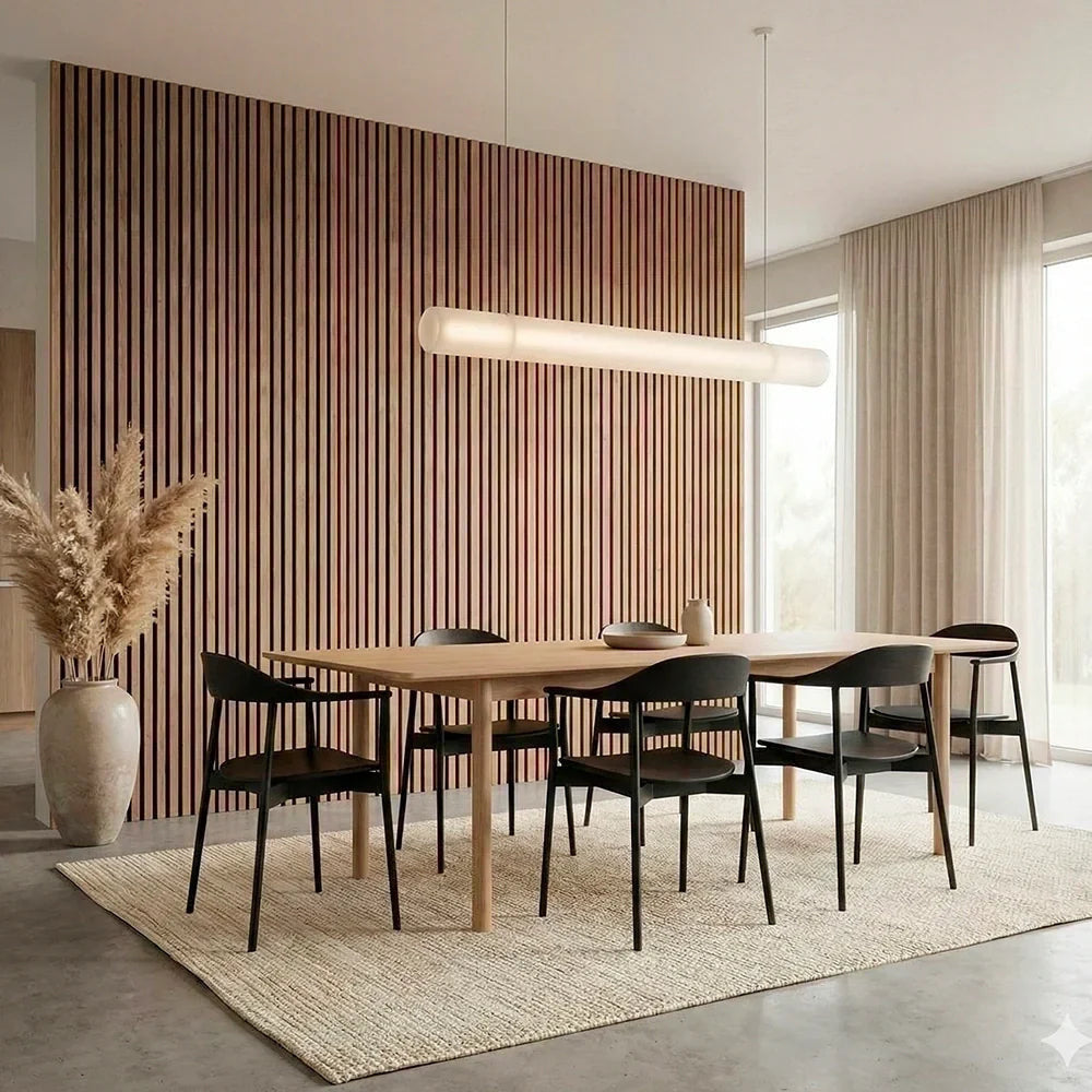 Flexibele Houten Akoestische Panelen - (270 cm x 110 cm)