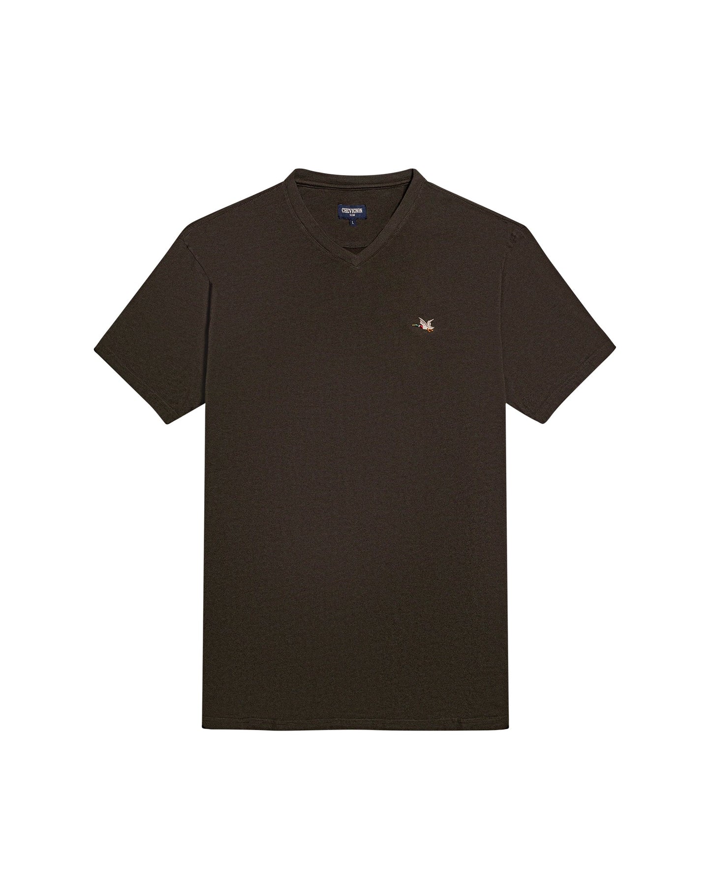 Men's Slim Fit V-Neck T-Shirt - Green