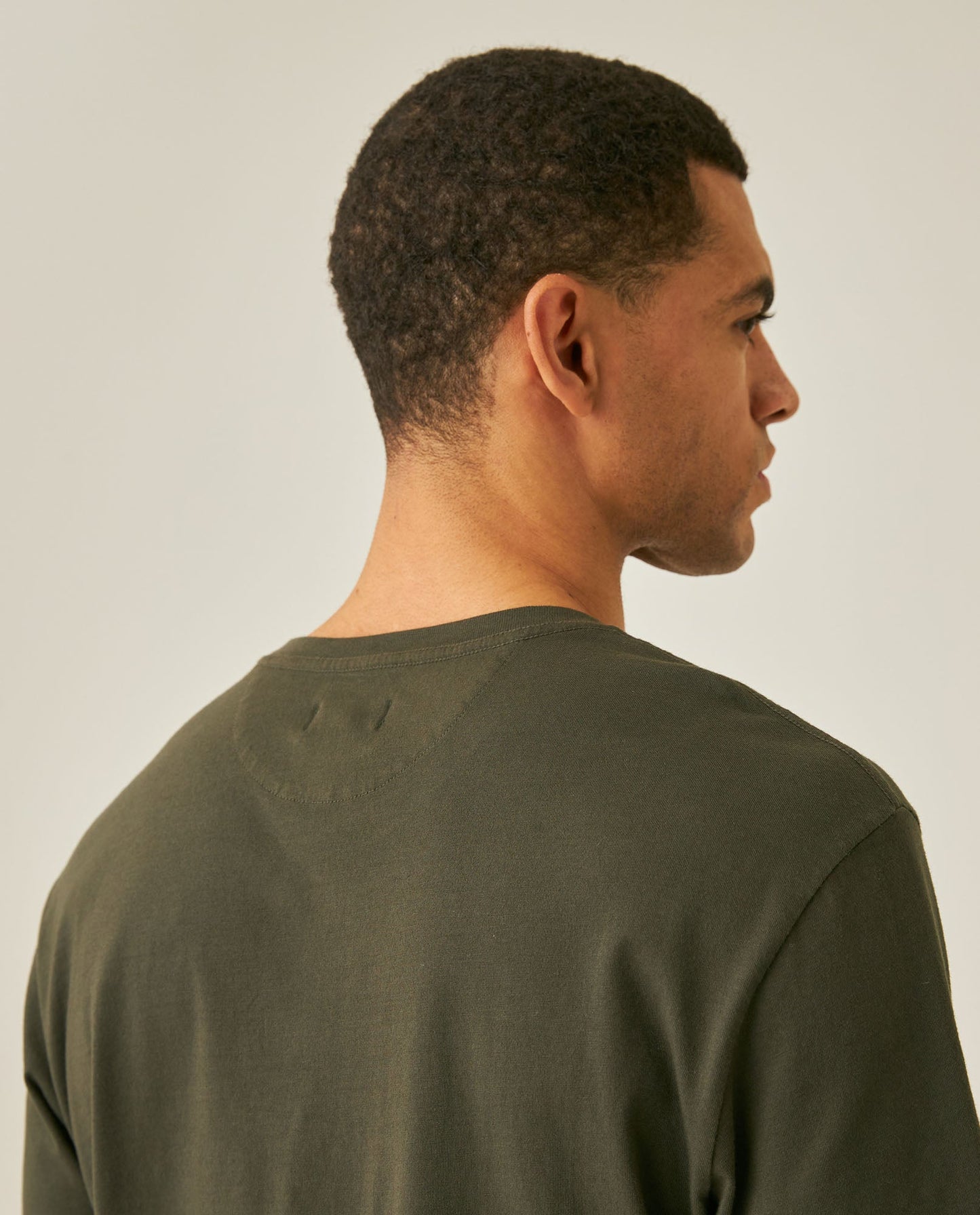 Men's Slim Fit V-Neck T-Shirt - Green