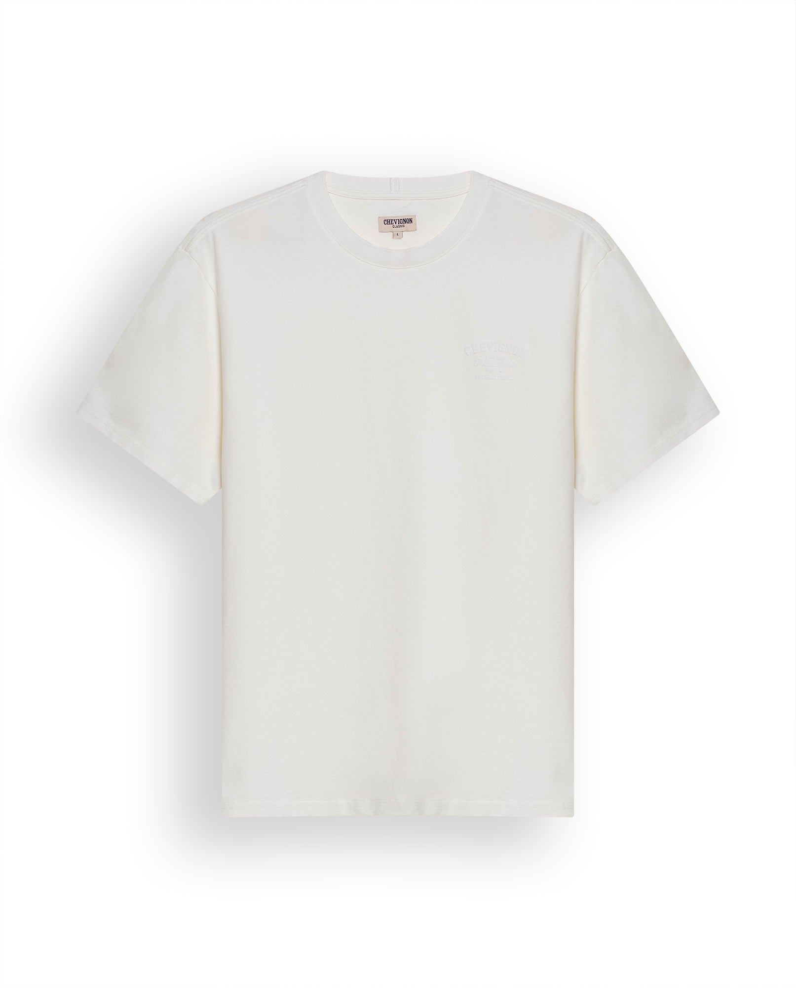 Men's T-Shirt Classic Fit Short Sleeve Cotton Elastane Piqué-Honeycomb Fabric Localized Graphic Red Vent Details - Raw