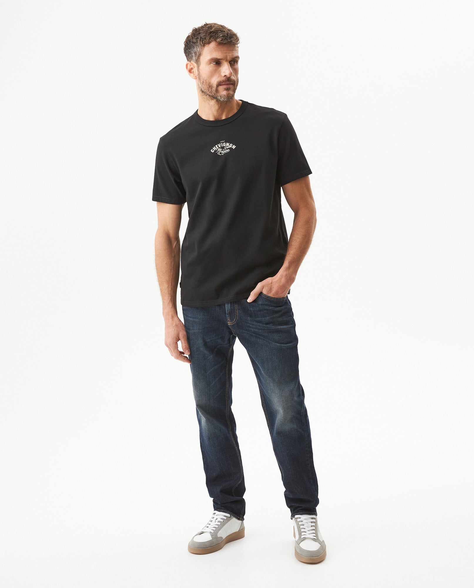 Men's T-Shirt Short Sleeve Classic Fit - Black