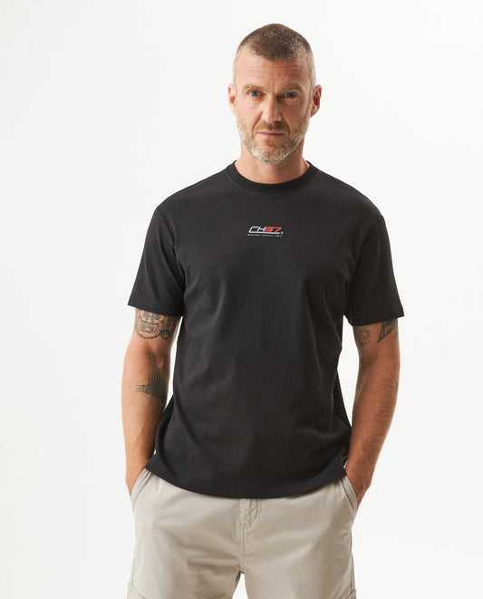 Men's Racing Graphic Slim Fit T-shirt in Cotton Wharf