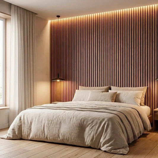 Flexibele Houten Akoestische Panelen - (270 cm x 110 cm)